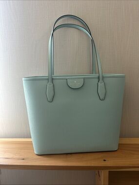 kate spade Mint Green Pebbled Leather Tote